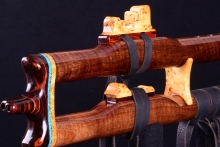 Tasmanian Blackwood Native American Flute, Minor, Mid A-4, #I36Aa